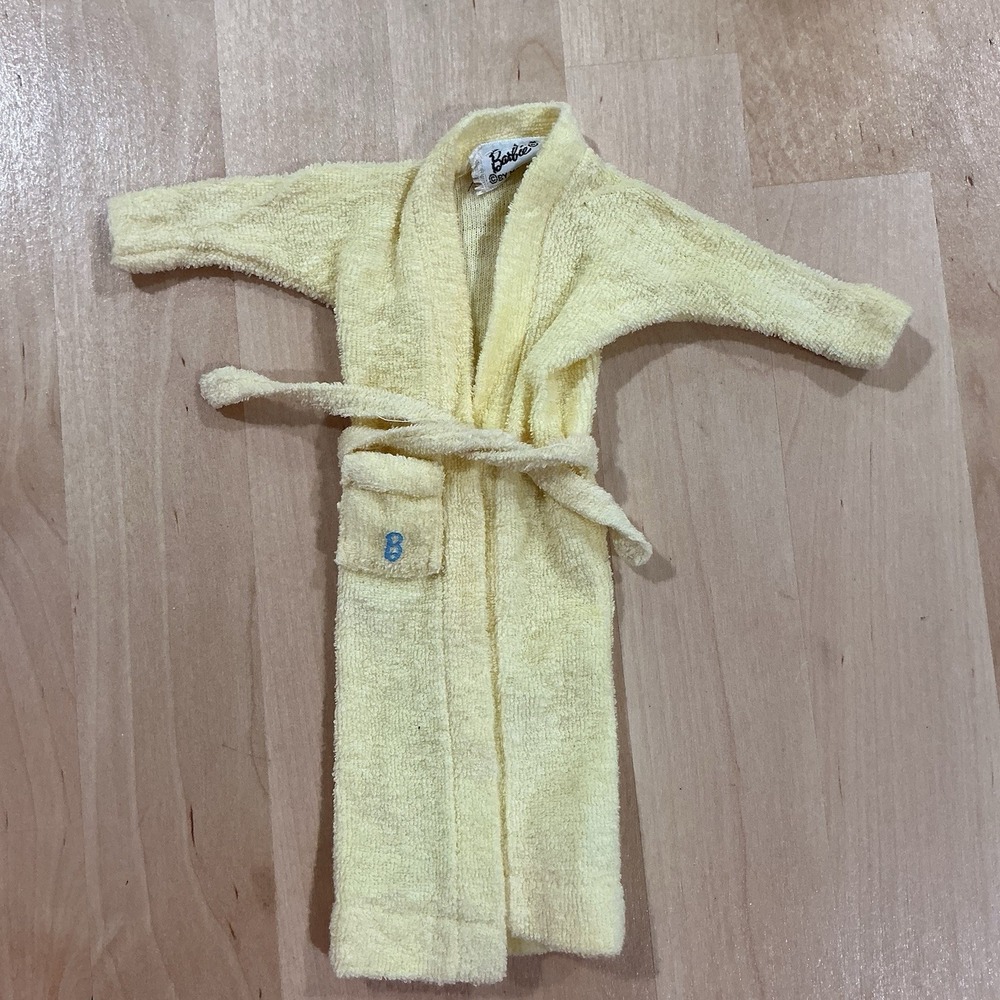 Vintage Barbie 1961 Singing In The Shower  #988 Terry Robe & Belt